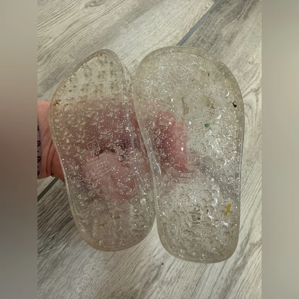 Kids Glitter Jelly Shoes